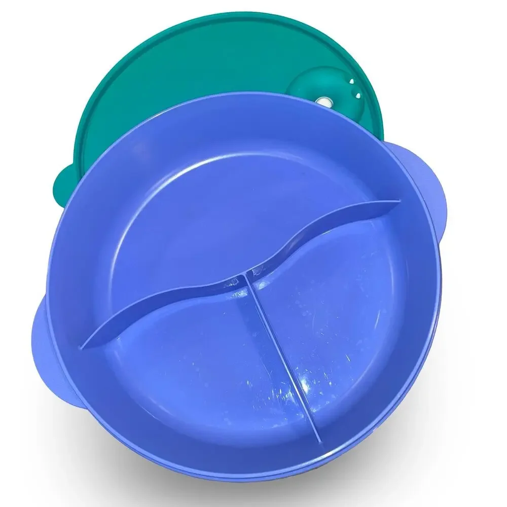 Tupperware Crystal Wave Divided Meal Keeper 10